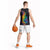 Cat Colorful Christmas Basketball Jersey Xmas Holiday Patterns - Wonder Print Shop