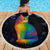 Cat Colorful Christmas Beach Blanket Xmas Holiday Patterns - Wonder Print Shop