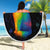 Cat Colorful Christmas Beach Blanket Xmas Holiday Patterns - Wonder Print Shop