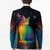 Cat Colorful Christmas Blazer Xmas Holiday Patterns - Wonder Print Shop