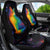 Cat Colorful Christmas Car Seat Cover Xmas Holiday Patterns - Wonder Print Shop