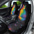 Cat Colorful Christmas Car Seat Cover Xmas Holiday Patterns - Wonder Print Shop