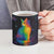 Cat Colorful Christmas Ceramic Mug Xmas Holiday Patterns - Wonder Print Shop