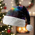 Cat Colorful Christmas Santa Hat Xmas Holiday Patterns - Wonder Print Shop