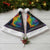 Cat Colorful Christmas Santa Hat Xmas Holiday Patterns - Wonder Print Shop