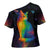Cat Colorful Christmas Cross Shoulder Shirt Xmas Holiday Patterns - Wonder Print Shop