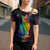 Cat Colorful Christmas Cross Shoulder Shirt Xmas Holiday Patterns - Wonder Print Shop