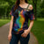 Cat Colorful Christmas Cross Shoulder Shirt Xmas Holiday Patterns - Wonder Print Shop
