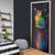 Cat Colorful Christmas Door Cover Xmas Holiday Patterns - Wonder Print Shop