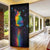 Cat Colorful Christmas Door Cover Xmas Holiday Patterns - Wonder Print Shop