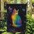 Cat Colorful Christmas Garden Flag Xmas Holiday Patterns - Wonder Print Shop