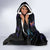 Cat Colorful Christmas Hooded Blanket Xmas Holiday Patterns - Wonder Print Shop