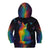Cat Colorful Christmas Kid Hoodie Xmas Holiday Patterns - Wonder Print Shop