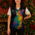 Cat Colorful Christmas Knitted V-Neck Vest Xmas Holiday Patterns - Wonder Print Shop