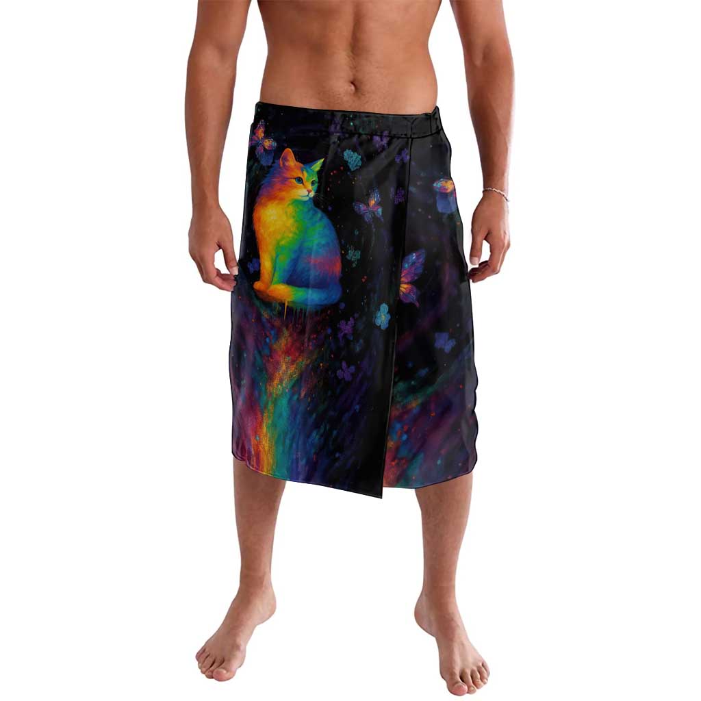 Cat Colorful Christmas Lavalava Xmas Holiday Patterns - Wonder Print Shop