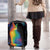 Cat Colorful Christmas Luggage Cover Xmas Holiday Patterns - Wonder Print Shop