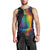 Cat Colorful Christmas Men Tank Top Xmas Holiday Patterns - Wonder Print Shop