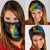 Cat Colorful Christmas Neck Gaiter Xmas Holiday Patterns - Wonder Print Shop