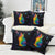 Cat Colorful Christmas Pillow Cover Xmas Holiday Patterns - Wonder Print Shop
