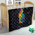 Cat Colorful Christmas Quilt Xmas Holiday Patterns - Wonder Print Shop
