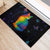 Cat Colorful Christmas Rubber Doormat Xmas Holiday Patterns - Wonder Print Shop