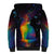 Cat Colorful Christmas Sherpa Hoodie Xmas Holiday Patterns - Wonder Print Shop