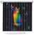 Cat Colorful Christmas Shower Curtain Xmas Holiday Patterns - Wonder Print Shop