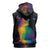 Cat Colorful Christmas Sleeveless Hoodie Xmas Holiday Patterns - Wonder Print Shop
