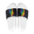 Cat Colorful Christmas Slide Sandals Xmas Holiday Patterns - Wonder Print Shop