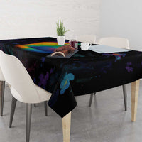 Cat Colorful Christmas Tablecloth Xmas Holiday Patterns - Wonder Print Shop