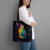 Cat Colorful Christmas Tote Bag Xmas Holiday Patterns - Wonder Print Shop