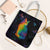 Cat Colorful Christmas Tote Bag Xmas Holiday Patterns - Wonder Print Shop