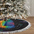 Cat Colorful Christmas Tree Skirt Xmas Holiday Patterns - Wonder Print Shop