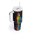 Cat Colorful Christmas Tumbler With Handle Xmas Holiday Patterns - Wonder Print Shop