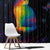 Cat Colorful Christmas Window Curtain Xmas Holiday Patterns - Wonder Print Shop
