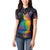 Cat Colorful Christmas Women Polo Shirt Xmas Holiday Patterns - Wonder Print Shop