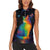 Cat Colorful Christmas Women Sleeveless Polo Shirt Xmas Holiday Patterns - Wonder Print Shop