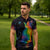 Cat Colorful Christmas Zipper Polo Shirt Xmas Holiday Patterns - Wonder Print Shop