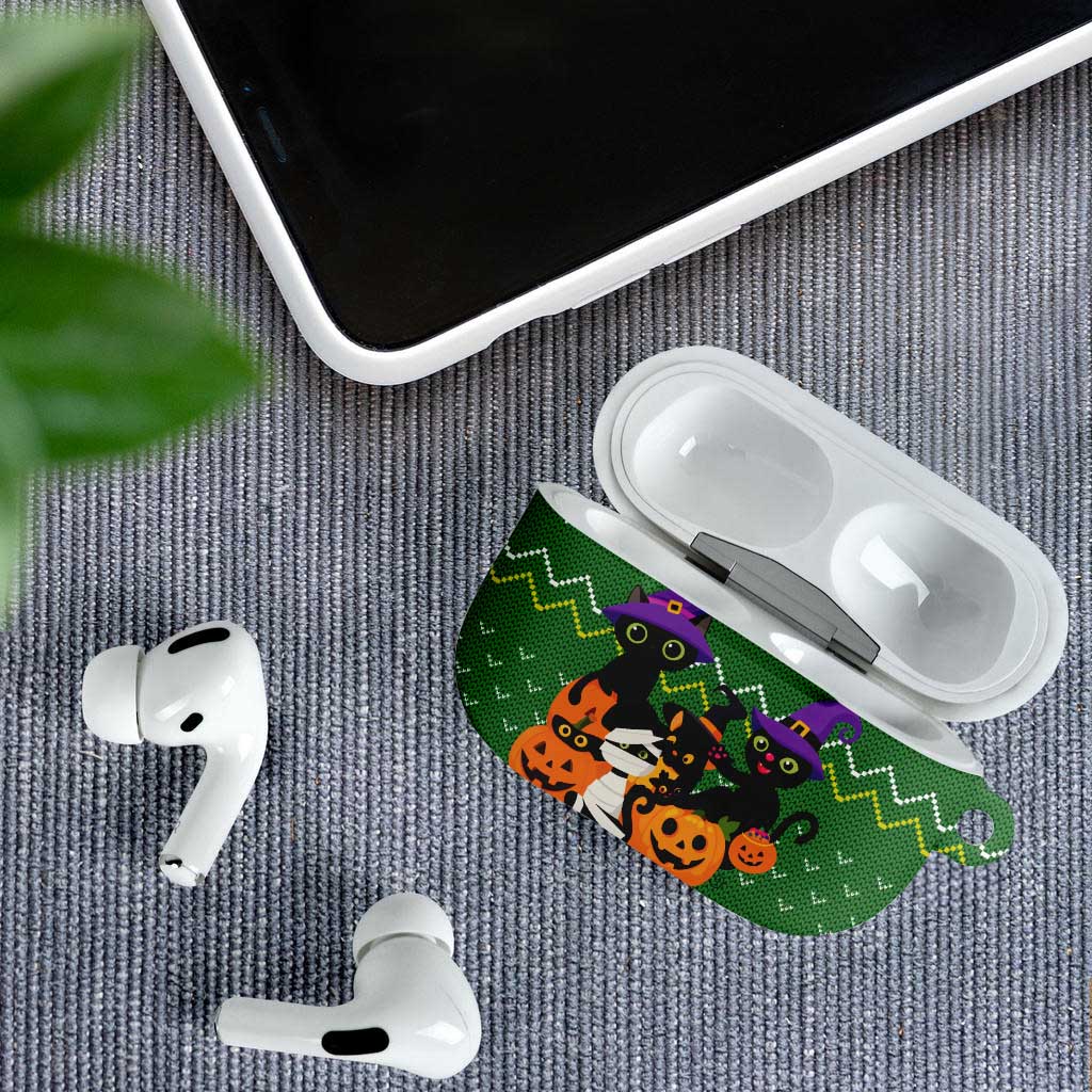 Cat Cute Witcher Noel Christmas AirPods Case Xmas Holiday Patterns - Wonder Print Shop