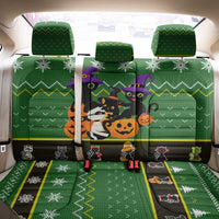 Cat Cute Witcher Noel Christmas Back Car Seat Cover Xmas Holiday Patterns - Wonder Print Shop