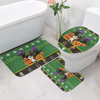 Cat Cute Witcher Noel Christmas Bathroom Set Xmas Holiday Patterns - Wonder Print Shop