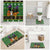 Cat Cute Witcher Noel Christmas Bathroom Set Xmas Holiday Patterns - Wonder Print Shop