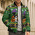 Cat Cute Witcher Noel Christmas Bomber Puffer Jacket Xmas Holiday Patterns - Wonder Print Shop
