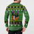 Cat Cute Witcher Noel Christmas Button Sweatshirt Xmas Holiday Patterns - Wonder Print Shop