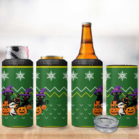 Cat Cute Witcher Noel Christmas 4 in 1 Can Cooler Tumbler Xmas Holiday Patterns - Wonder Print Shop
