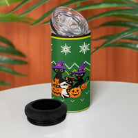Cat Cute Witcher Noel Christmas 4 in 1 Can Cooler Tumbler Xmas Holiday Patterns - Wonder Print Shop
