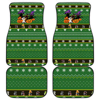 Cat Cute Witcher Noel Christmas Car Mats Xmas Holiday Patterns - Wonder Print Shop