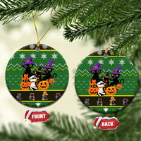 Cat Cute Witcher Noel Christmas Ceramic Ornament Xmas Holiday Patterns - Wonder Print Shop