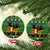 Cat Cute Witcher Noel Christmas Ceramic Ornament Xmas Holiday Patterns - Wonder Print Shop