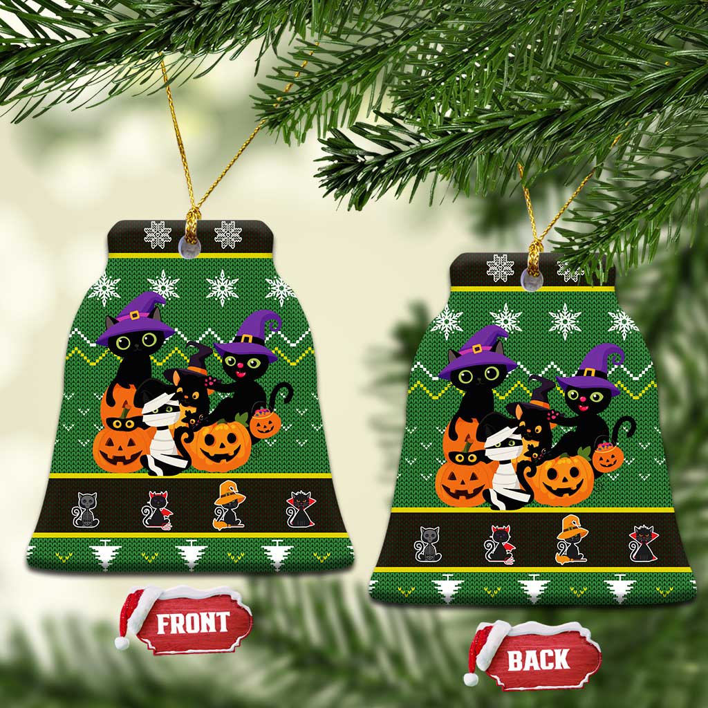 Cat Cute Witcher Noel Christmas Ceramic Ornament Xmas Holiday Patterns - Wonder Print Shop